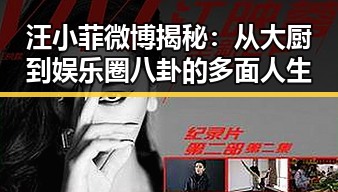 汪小菲微博揭秘:从大厨到娱乐圈八卦的多面人生